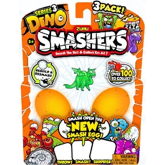 Smashers Series 3 Dino 3 Figure Pack (7437)