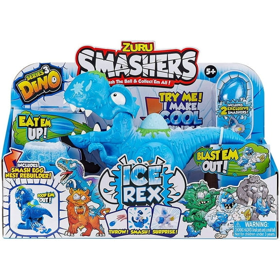 Smashers Series 4 Dino Ice Age Ice Rex Playset