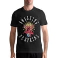 thumbnail image 1 of Smashing Pumpkins Man's T-Shirts Short Sleeve Cotton Shirts Classic Graphic Top Black, 1 of 5