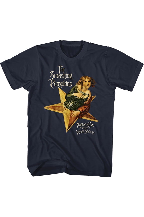 Mellon Collie Navy Short Sleeve T-Shirt (Men's)