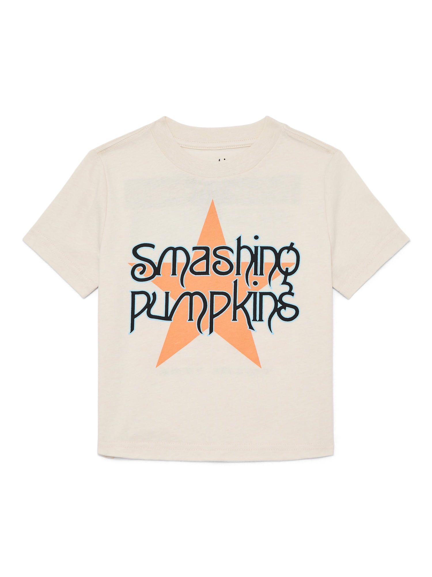 Smashing Pumpkins Toddler Graphic Tee with Short Sleeves, Sizes