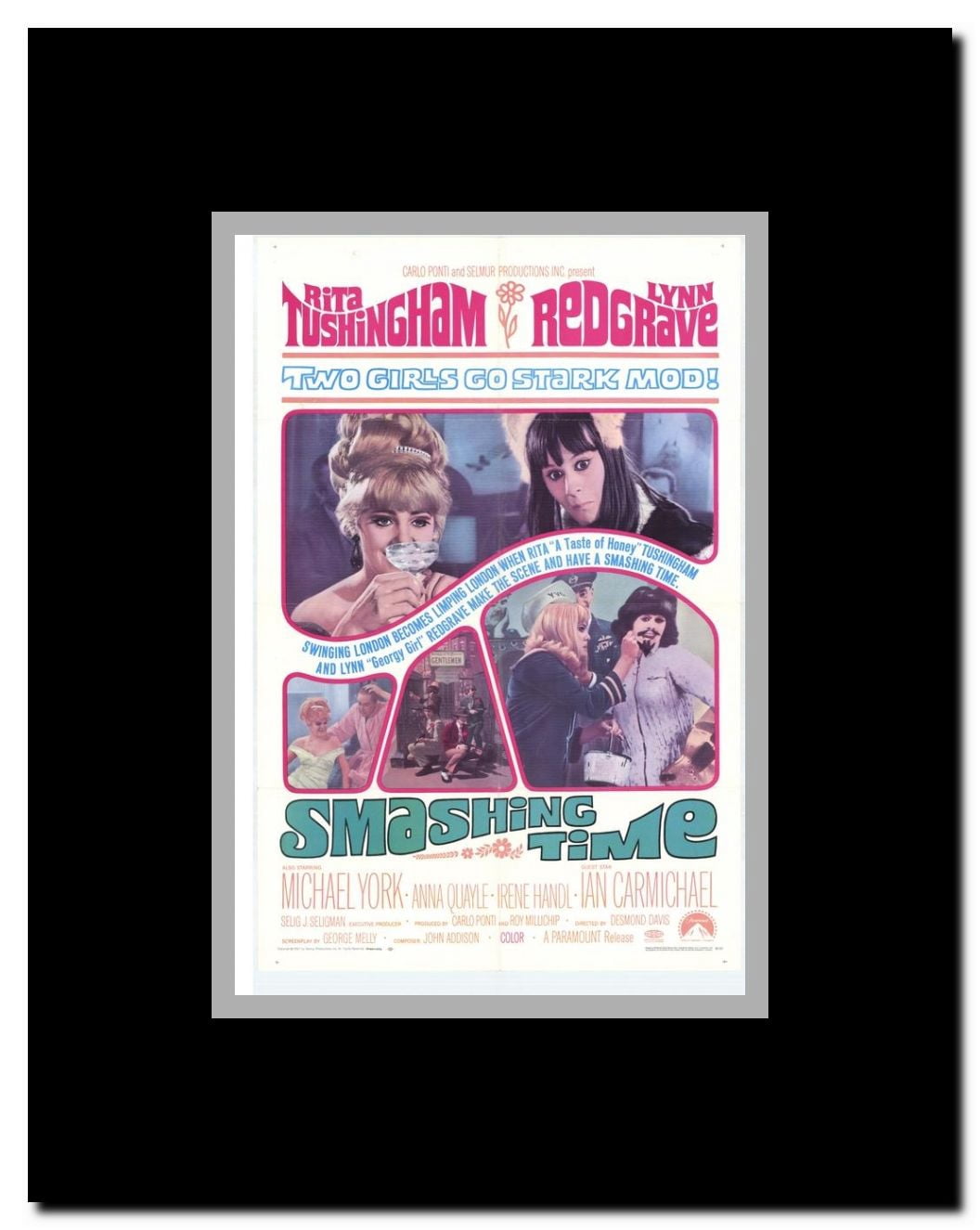 Smashing Time Framed Movie Poster