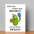 thumbnail image 1 of Smashingly Great Birthday Card with Pickle Character – Funny Greeting Card – Perfect for Birthdays – Envelope Included, Blank Inside, 1 of 2