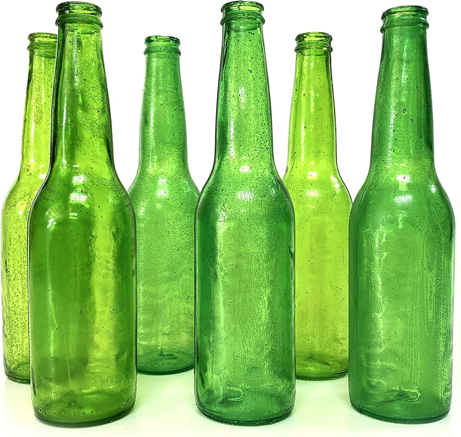 Smashprops Breakaway Bottle Prop Value 6 Pack Dark Green Translucent