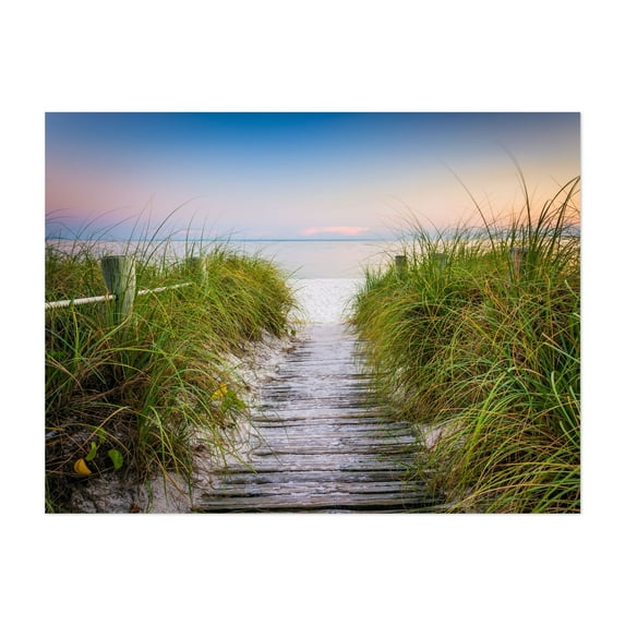 Smathers Beach - Key West Florida Photography Beach Coastal Sunset Nature Scenic Landscape Beach House Unframed Wall Art Print 4 x 6 inches