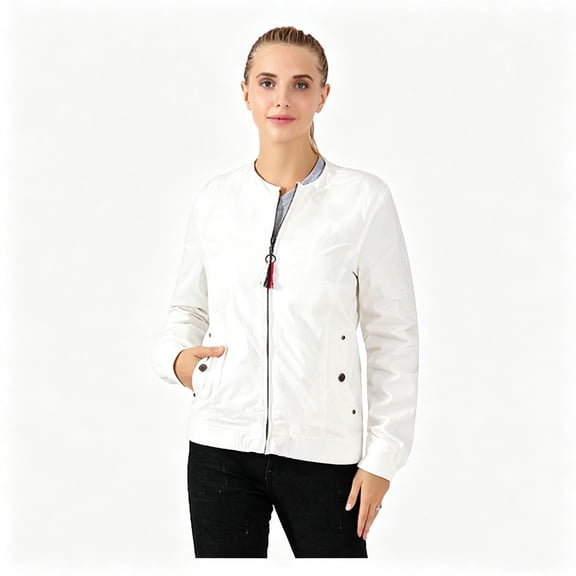 Smawell Women's Mid Length Hooded Parka Windbreaker Jacket, Casual Drawstring Waist Utility Coat with Multi Pockets, Lightweight Windproof Outdoor Trench Coat for Fall Spring