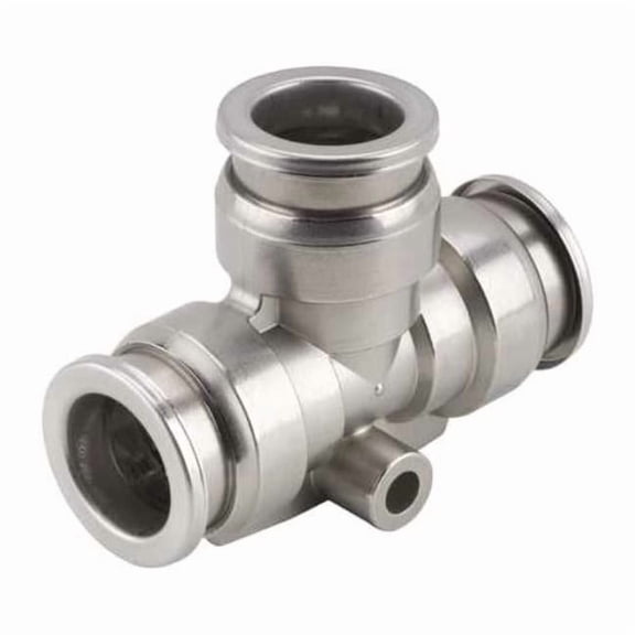 Smc 1/2" Tube 316 SS Union Tee KQG2T13-00