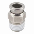 thumbnail image 1 of Smc 1/4" x 13/32" Tube x R(PT) SS Male Adapter KQG2H10-02S, 1 of 1