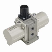 Smc Booster Regulator,1/4 In. NPT VBA10A-N02GN-Z