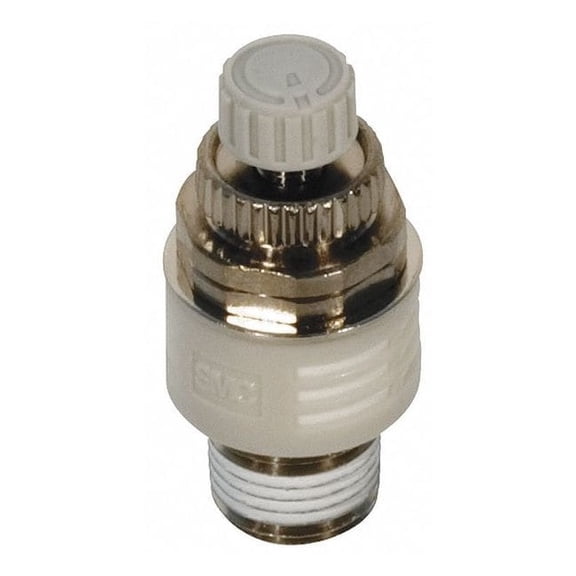 Smc Exhaust Port Flow Control,10-32 ASN2-U10/32