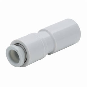 Push-Fit Adapter Fitting, Push-to-Connect x Push-to-Connect, 6mm Tube OD, Plastic KQ2R06-10A