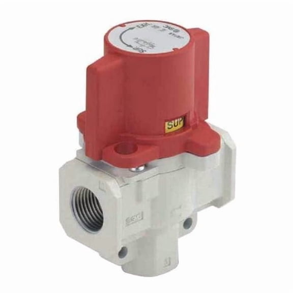 Smc Pressure Relief,3Port Valve,Air Flows RT VHS40-N04B-RZ
