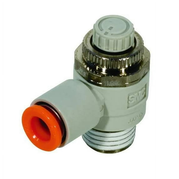 Smc Speed Control Valve,1/8in BSPT,Meter Out AS2201F-01-06S