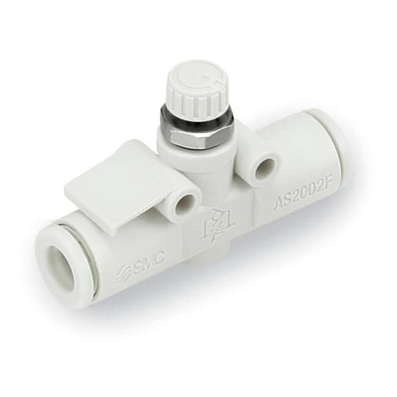 Smc Speed Control Valve, 3/16 in, Meter In AS2002F-04