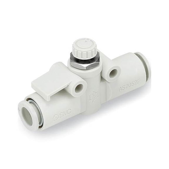 Smc Speed Control Valve, 5/16 in, Meter In AS2052F-08