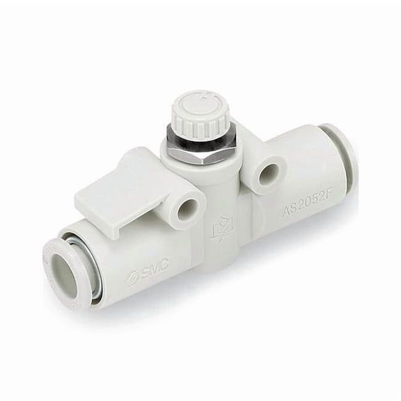 Smc Speed Control Valve, 5/16 in, Meter In AS2052F-08
