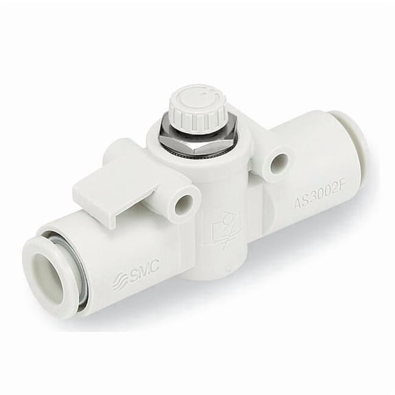 Smc Speed Control Valve, 5/16 in, Meter In AS3002F-09