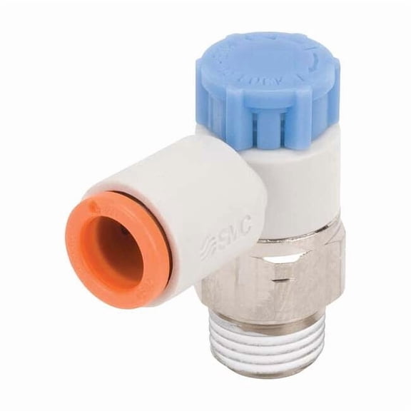 Smc Speed Control Valve,Elbow,1/4" AS2211F-N02-11SA