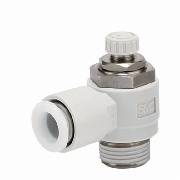 Smc Speed Control Valve,6mm Tube,1/8 In AS2211FG-01-06S