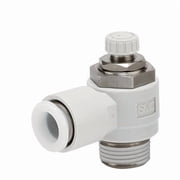 Smc Speed Control Valve,Elbow,1/8" AS2211FG-N01-07S