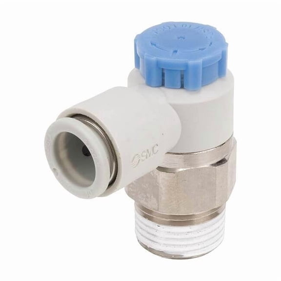 Smc Speed Control Valve,3/8in BSPT,Meter In AS3211F-03-12SA