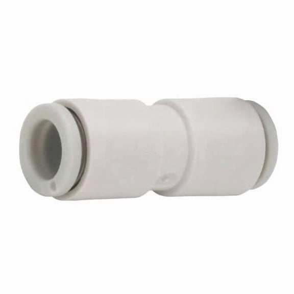 Push-Fit Union Fitting, Push-to-Connect x Push-to-Connect, 8mm Tube OD, Polybutylene Terephthalate