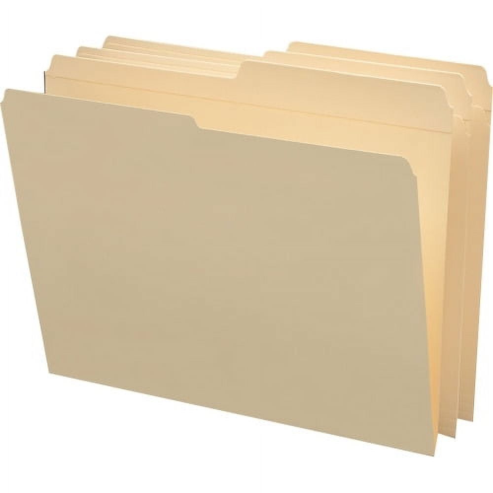 Smead, SMD10326, File Folders with Reinforced Tab, 100 / Box, Manila