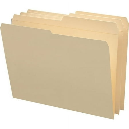 Smead, SMD10326, File Folders with Reinforced Tab, 100 / Box, Manila