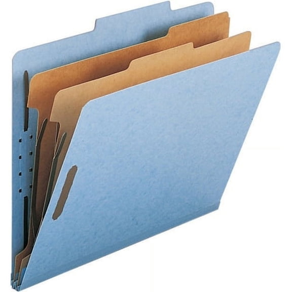 Smead 100% Recycled Classification Folders Letter - 8 1/2" x 11" Sheet Size - 2" Expansion - 2 x 2K Fastener(s) - 1" Fastener Capacity, 2" Fastener Capacity - 2/5 Tab Cut - Top Tab Location - Right of
