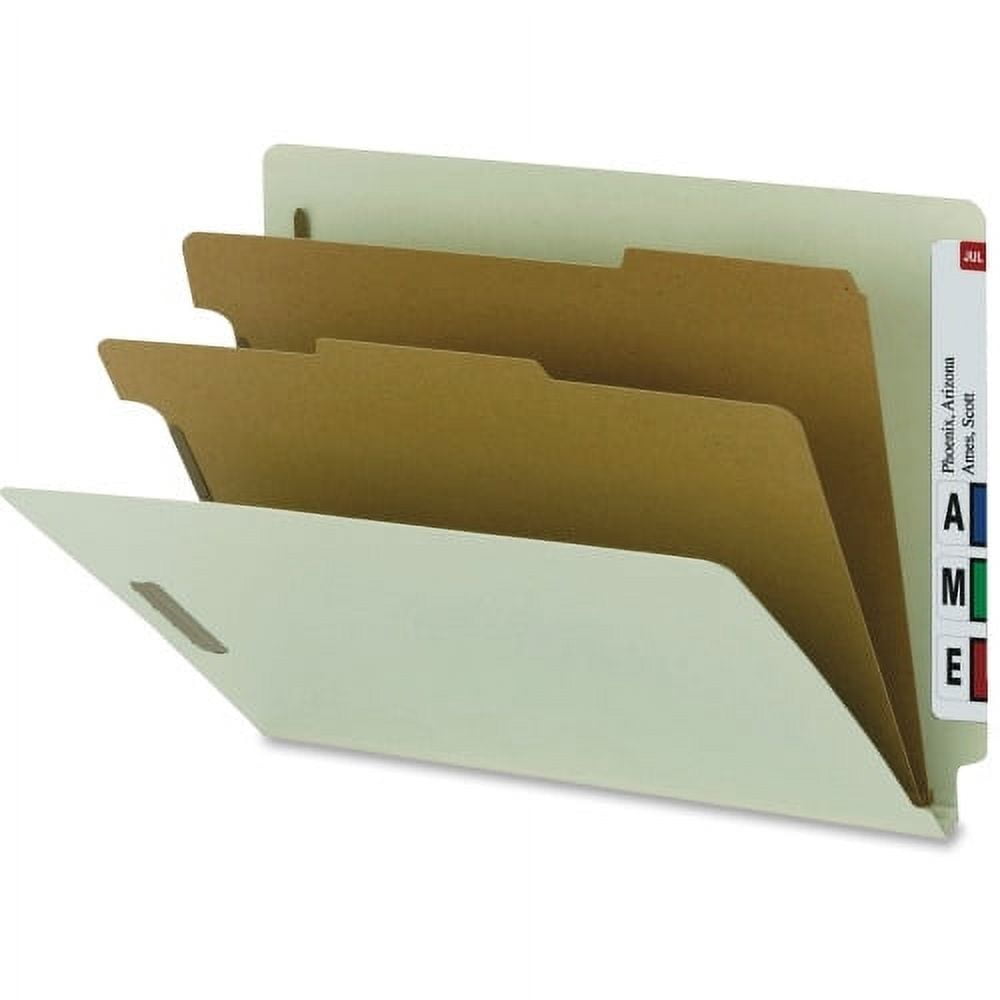 Smead Manufacturing Company SMD26802 Classification Fldr- Ltr- Recycled- 2-DV- BN-BE