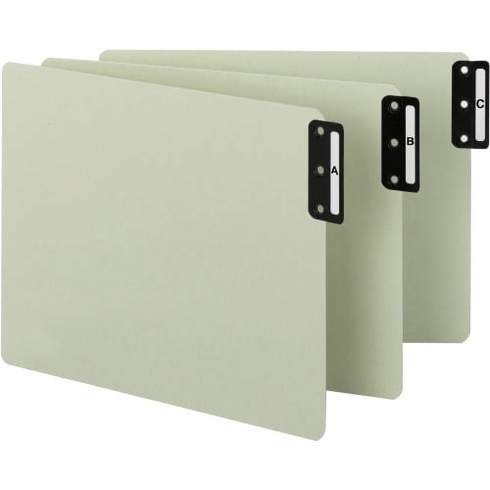 Smead 100% Recycled Filing Guides with Vertical Extra-Wide Blank Tab - Printed Tab(s) - Character - A-Z - 25 Tab(s)/Set0.50 Smead 100% Recycled Filing Guides with Vertical Extra-Wide Blank Tab - Printed Tab(s) - Character - A-Z - 25 Tab(s)/Set0.50