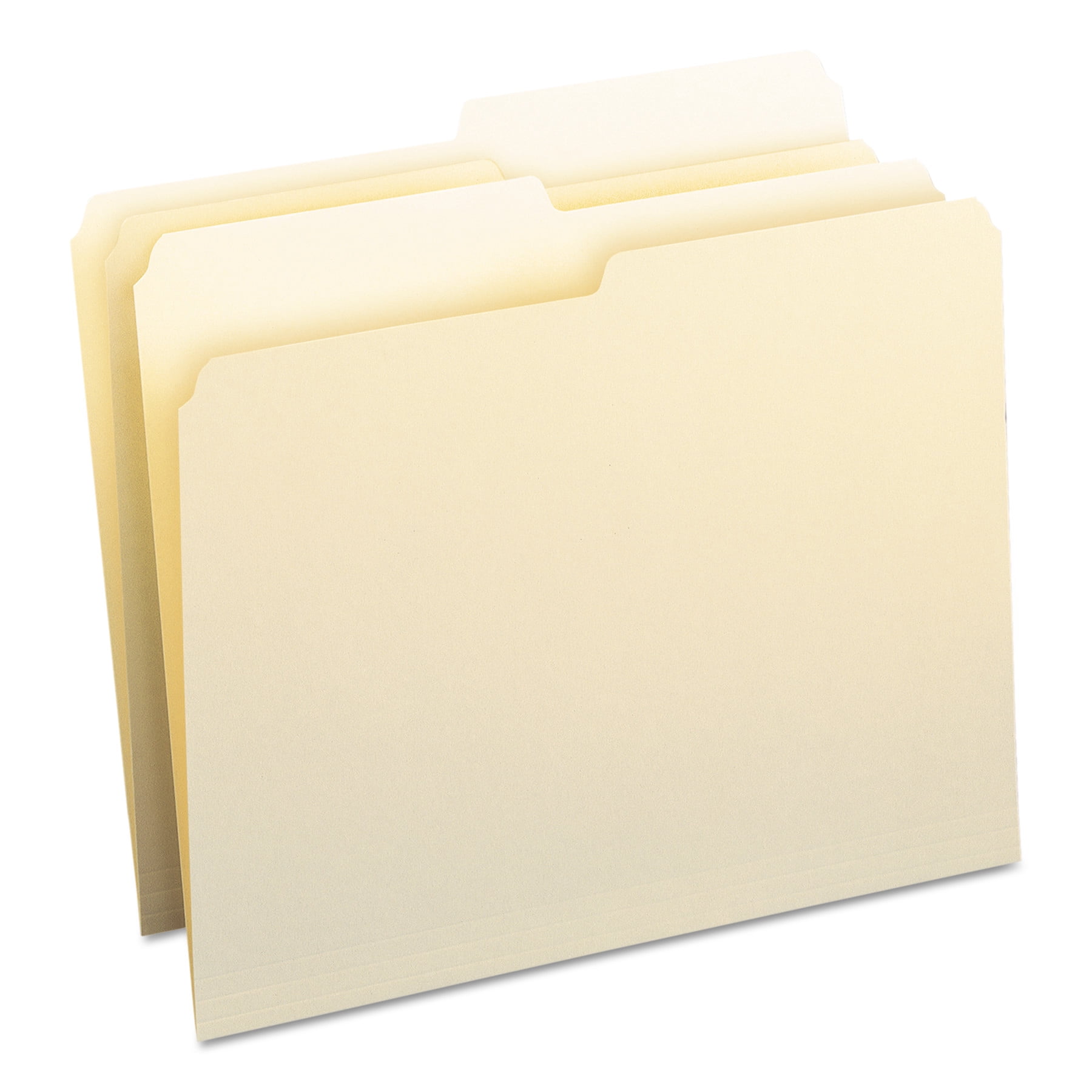 Smead, SMD10320, File Folders with Single-Ply Tab, 100 / Box, Manila
