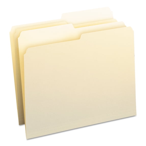 Smead, SMD10320, File Folders with Single-Ply Tab, 100 / Box, Manila