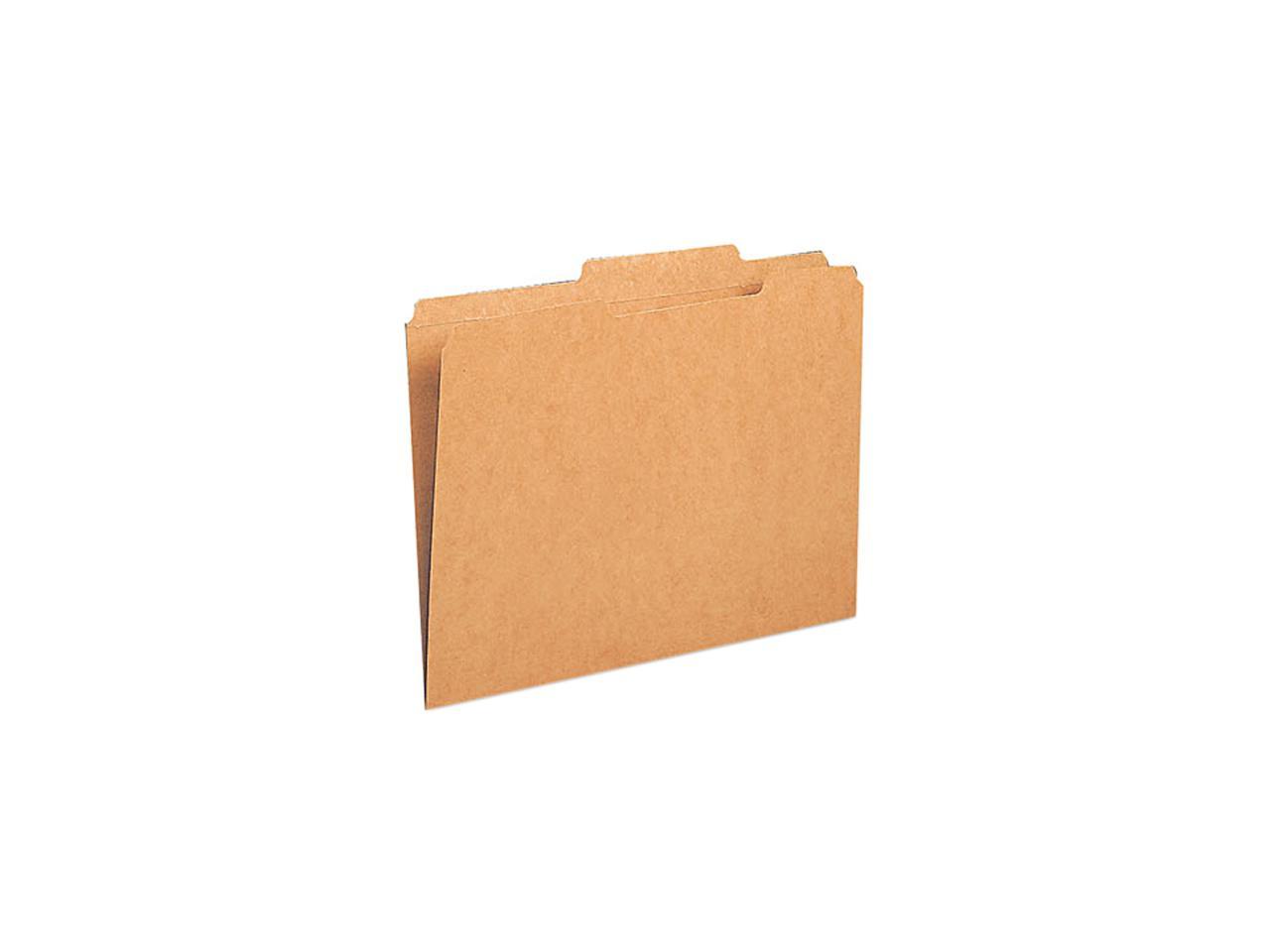 Smead 10776 Kraft File Folder, 2/5 Cut Right, TwoPly Top Tab, Letter