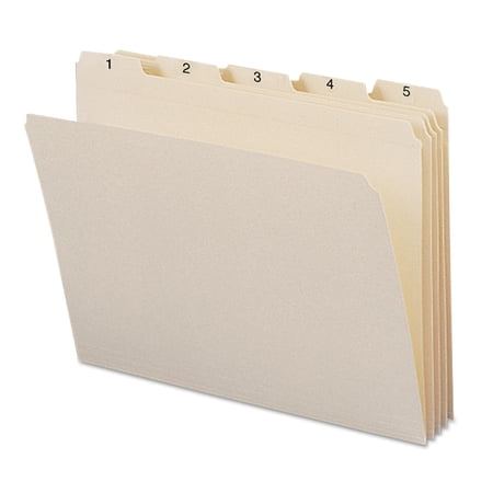 Smead Indexed File Folders 1/5 Cut Indexed 1-31 Top Tab Letter Manila 31/Set 11769