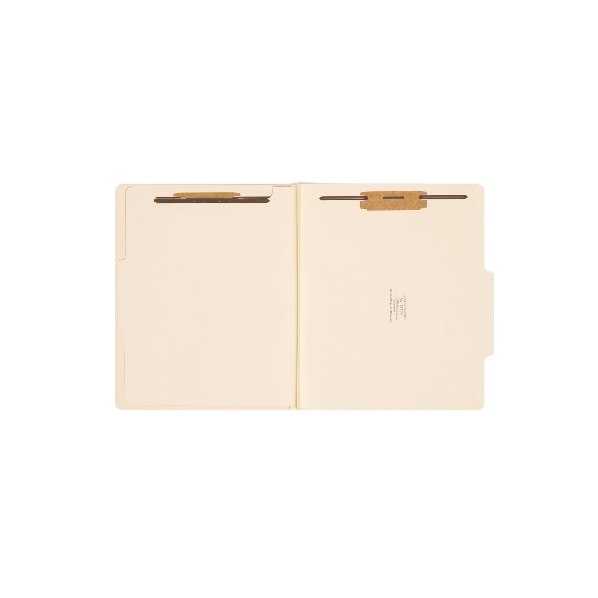 Smead 13700 Manila Classification Folders with 2/5 Right Tab, Letter ...