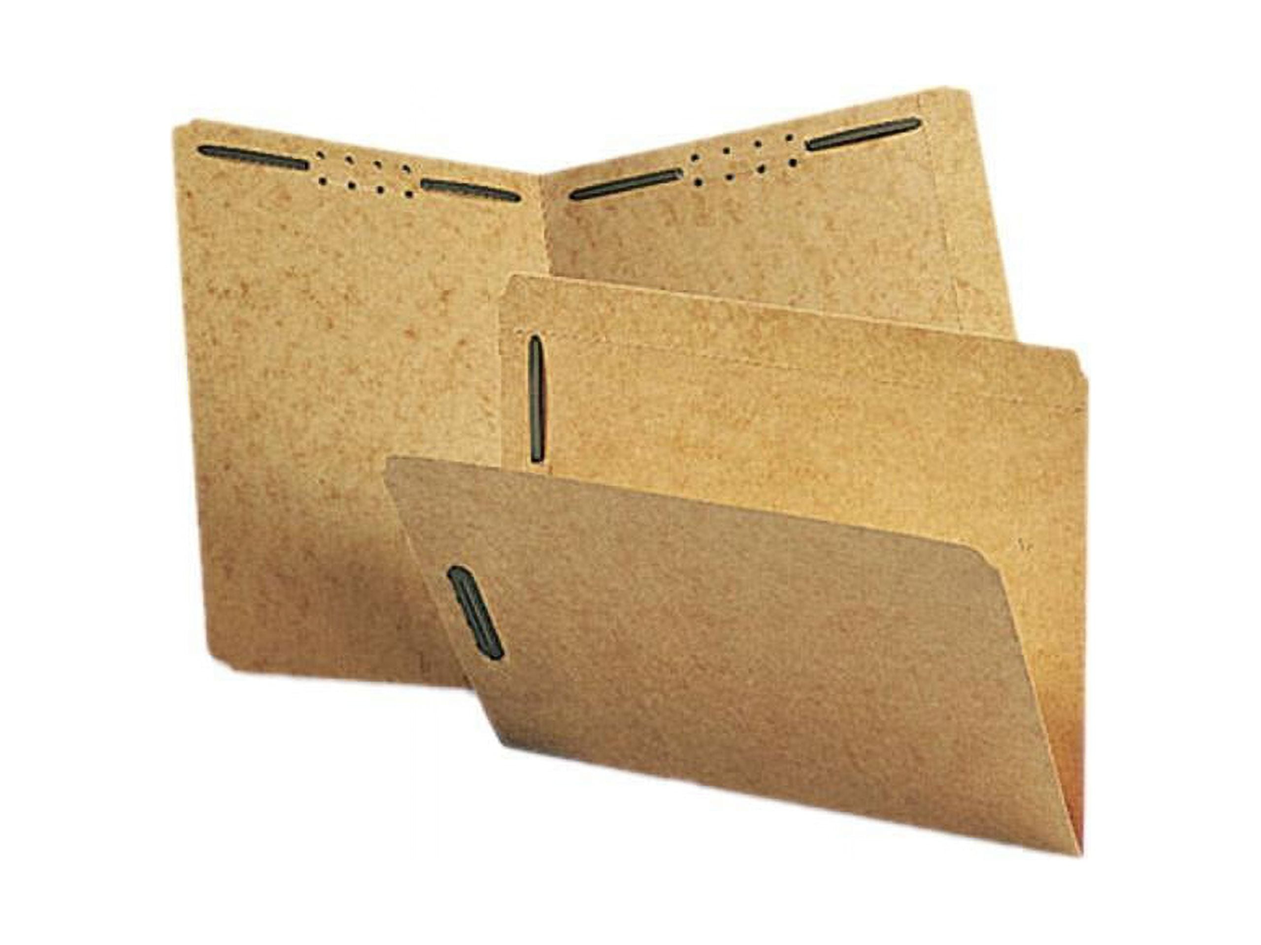 Smead 14813 Kraft K Style Fastener Folders, Straight Cut, Top Tab, Letter, Brown, 50/Box