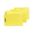 thumbnail image 1 of Smead 14939 Colored Pressboard Fastener Folders, Letter, 1/3 Cut, Yellow, 25/Box, 1 of 6