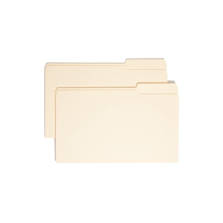 Smead® Selected Tab Position Manila File Folders, Legal Size, 1/3 Cut, Position 3, Pack Of 100