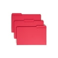 thumbnail image 1 of Smead® Color File Folders, Legal Size, 1/3 Cut, Red, Box Of 100, 1 of 5