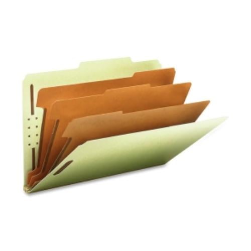 Smead 19091 Gray/green Pressboard Classification Folder With Safeshield Fasteners - Legal - 8.50" Width X 14" Length Sheet Size - 3" Expansion - 2 Fastener - 2" Folder Fastener Capacity (smd-19091_35)