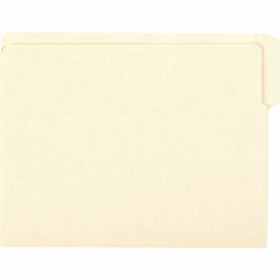 Smead, SMD24134, End Tab File Folders with Shelf-Master Reinforced Tab, 100 Per Box, Manila
