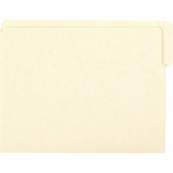 Smead, SMD24134, End Tab File Folders with Shelf-Master Reinforced Tab, 100 Per Box, Manila
