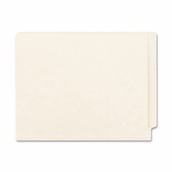 Smead 24210 Heavyweight Folders, Straight Two-Ply End Tab, Letter, Manila, 50/Box