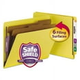 thumbnail image 1 of Smead 26789 Pressboard End Tab Classification Folders, Letter, Six-Section, Yellow, 10/Box, 1 of 1