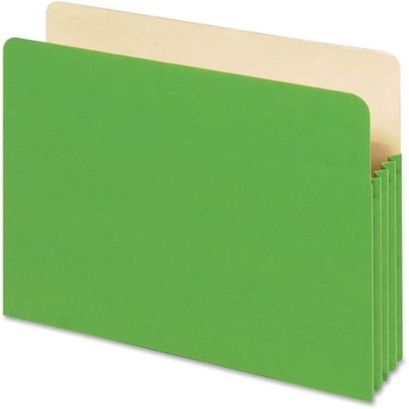Smead 3 1/2" Exp Colored File Pocket, Straight Tab, Letter, Asst, 5/Pack -SMD73892