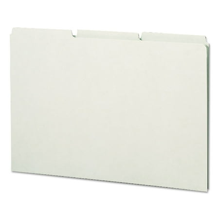 Smead Recycled Tab File Guides Blank 1/3 Tab Pressboard Legal 50/Box 52334