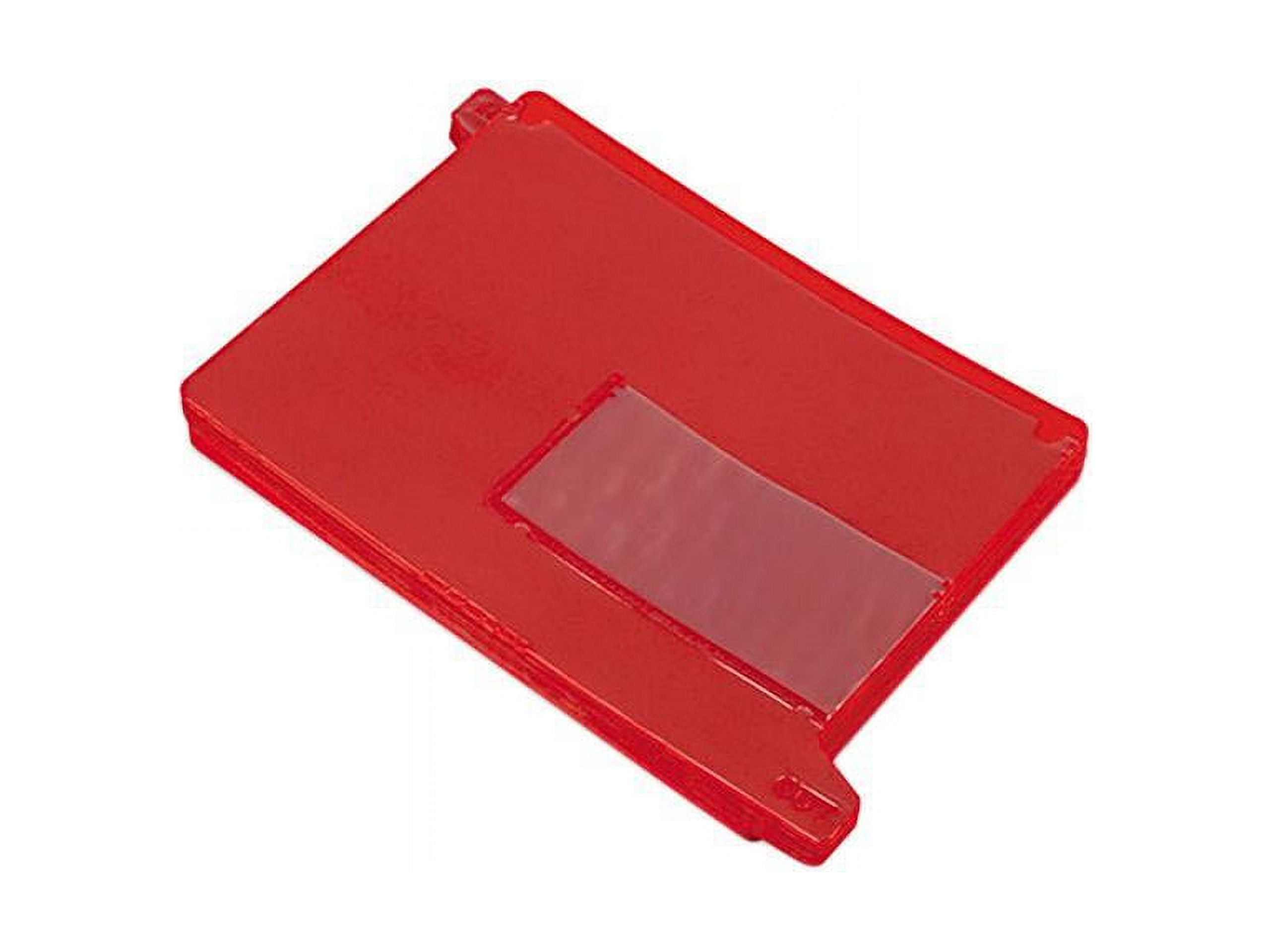 Smead 61950 End Tab Out Guides with Pockets, Poly, Letter, Red, 25/Box ...