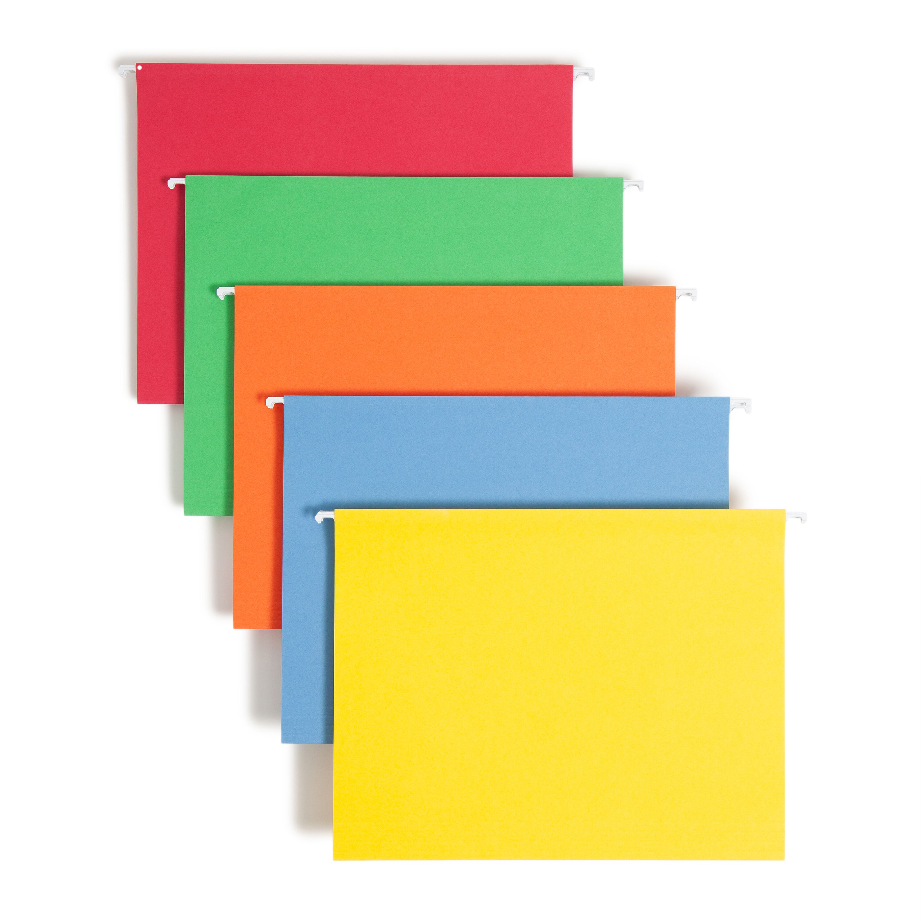 Smead 64059 Hanging File Folders, 1/5 Tab, 11 Point Stock, Letter, Assorted Colors, 25/Box - image 1 of 5