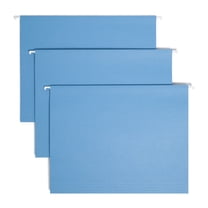 Smead Hanging File Folders - Letter Size, 1/5-Cut Adjustable Tabs, Assorted Colors, 25 Per Box | Made In USA, 10% Recycled Content
